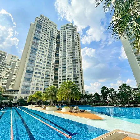 Diamond Island Apartment, Luxury 2-Bedroom Resort Apt Ho Chi Minh City Exterior photo